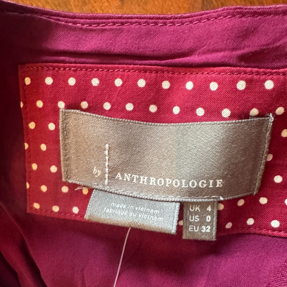 NWT Anthropologie Giverny Midi Slip Dress- Size 0 - Picture 5 of 5